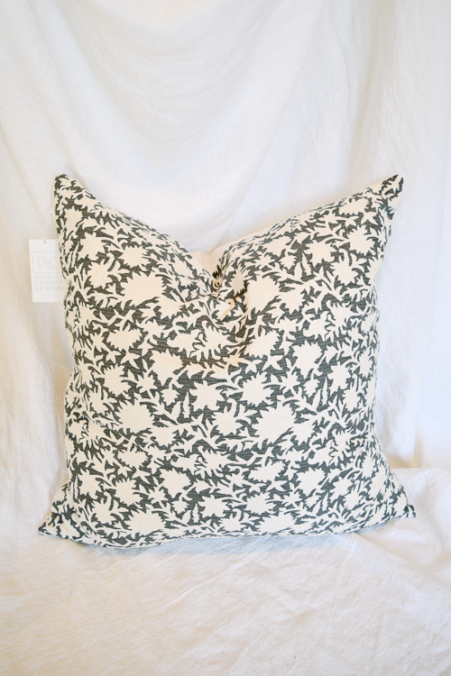 Floral Patterned Throw Pillow
