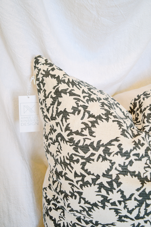 Floral Patterned Throw Pillow