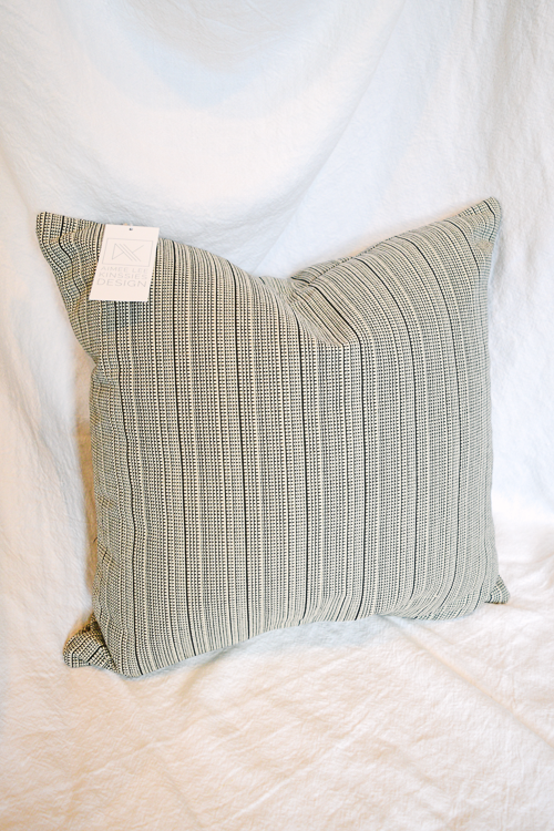 Black and Cream Throw Pillow