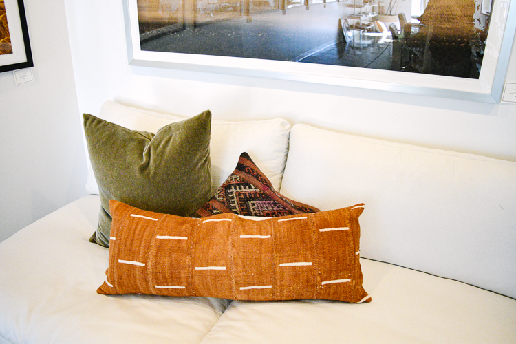 Terracotta Lumbar Throw Pillow